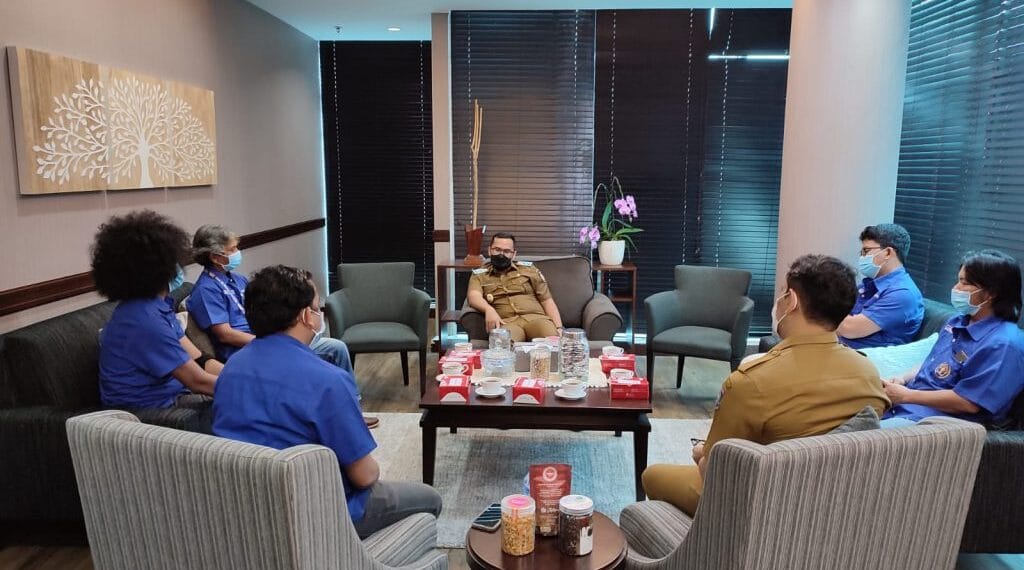 Soal Raperda CSR, Tim Litbang PWI Tangsel Audiensi dengan Wakil Walikota