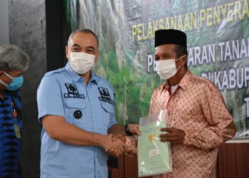 4900 Sertifikat Tanah Serentak Dibagikan Kepada Warga di 14 Kecamatan di Kabupaten Tangerang