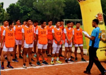 58 Calon Taruna Akpol Ikuti Tes Jasmani di  Stadion Heroik Grup I Kopassus