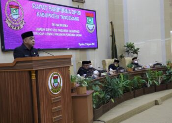 Bupati Tangerang Beberkan Empat Raperda Kepada Fraksi-fraksi DPRD