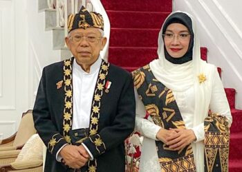 Upacara HUT ke-77 RI, Wapres Ma’ruf Amin Kenakan Pakaian Adat Banten