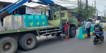 Dishub Tangsel Tambah Road Barrier di Titik Rawan Terjadi Pelanggaran Lalu Lintas