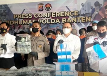 Polda Banten Bongkar 27 Kasus Narkoba Dalam Sepekan, 36 Pelaku Diringkus