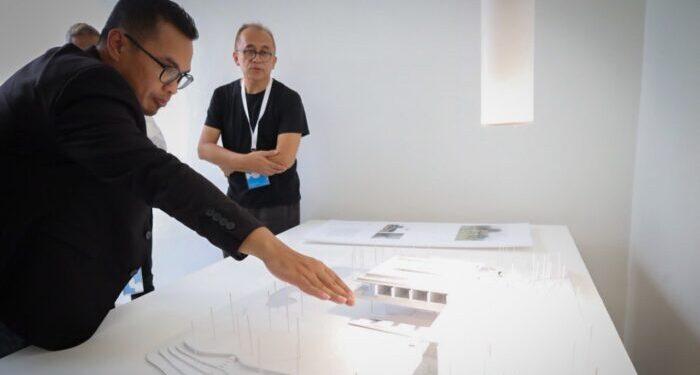 Wakil Wali Kota Tangsel, Pilar Saga Ichsan saat menghadiri acara Bintaro Design District. FOTO : ISTIMEWA