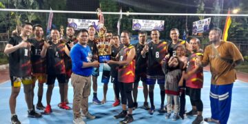 Libas PAC Demokrat Serpong, Tim Gemak Ciputat Timur Gondol Tropi Bola Voli AHY Cup