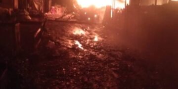 Puluhan Kios Pasar Sentiong Balaraja Terbakar, Pedagang dan Pembeli Panik