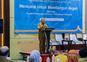Rakorda Pendataan Awal Regsosek, Benyamin : Basis Data Penting Agar Program Tepat Sasaran