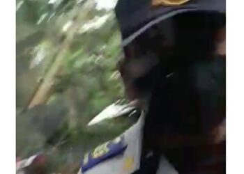 Viral, Petugas Dishub dan Polisi Rusak Spion Mobil Warga