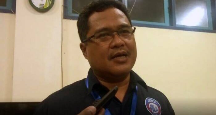 Penyidik Ditreskrimum Polda Jatim menahan Ketua Panitia Penyelenggara (Panpel) Arema FC, Abdul Haris.