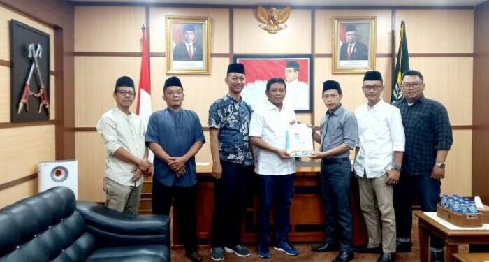 Ketua DPRD Banten Andra Soni, menerima kunjungan Lembaga Budaya Betawi (LBB) Kota Tangerang Selatan.