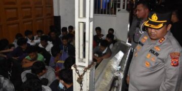 Polres Bogor Amankan Puluhan Pelajar Bersenjata Tajam