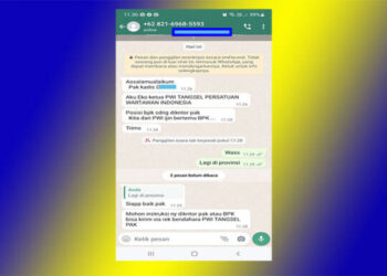 Lagi, Penipu Catut Nama Ketua PWI Tangerang Selatan Untuk Minta Uang ke Pejabat Via Whatsapp