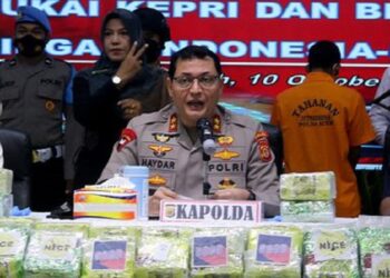 Penyelundupan 179 Kg Sabu dari Malaysia Digagalkan Polisi