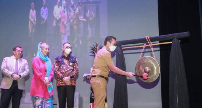 Konvensi V Satuan Pendidikan Kerja Sama (SPK) Indonesia digelar di British School, Bintaro Kecamatan Pondok Aren Kota Tangerang Selatan Banten, Senin (17/10/2022).