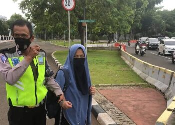 Wanita Todongkan Pistol ke Paspampres di Depan Istana