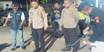 Diduga Hendak Tawuran Polsek Legok Ciduk 28 Pemuda dan Sita Belasan Senjata Tajam