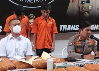 Polda Metro Jaya Sita 112 Kilogram Ganja dan Tangkap Tiga Kurir Narkoba