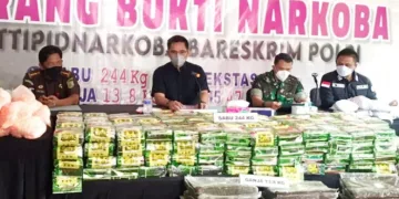 Bareskrim Polri Musnahkan Sabu 269,707 Kilogram