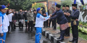 Kirab Api Menyala Tandai Mulainya Porprov VI Banten di Kota Tangerang