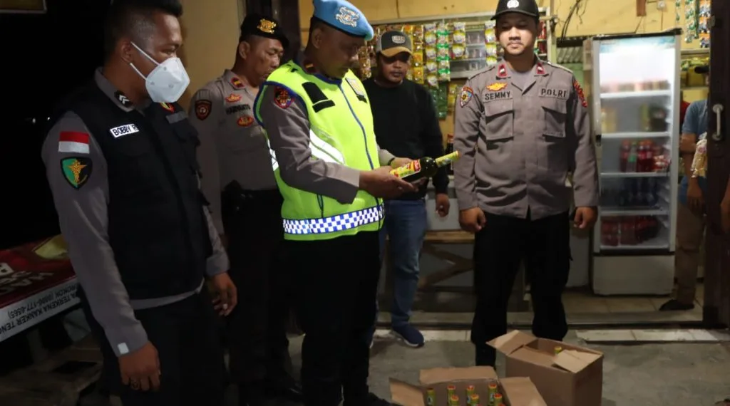 Operasi Pekat II Maung 2022, Polres Lebak Sita Miras