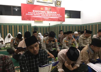 HUT ke-73 PMJ, Polsek Karawaci Gelar Khotmil Quran Serentak