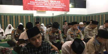 HUT ke-73 PMJ, Polsek Karawaci Gelar Khotmil Quran Serentak