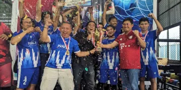 Pokja Wartawan Harian Tangerang Raya Raih Juara Futsal Kapolda Metro Jaya Cup 2022