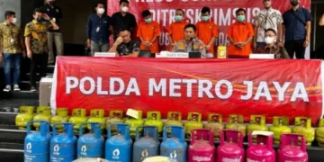 Polda Metro Jaya Tangkap 20 Tersangka Pengoplos Isi Gas LPG 3 Kg