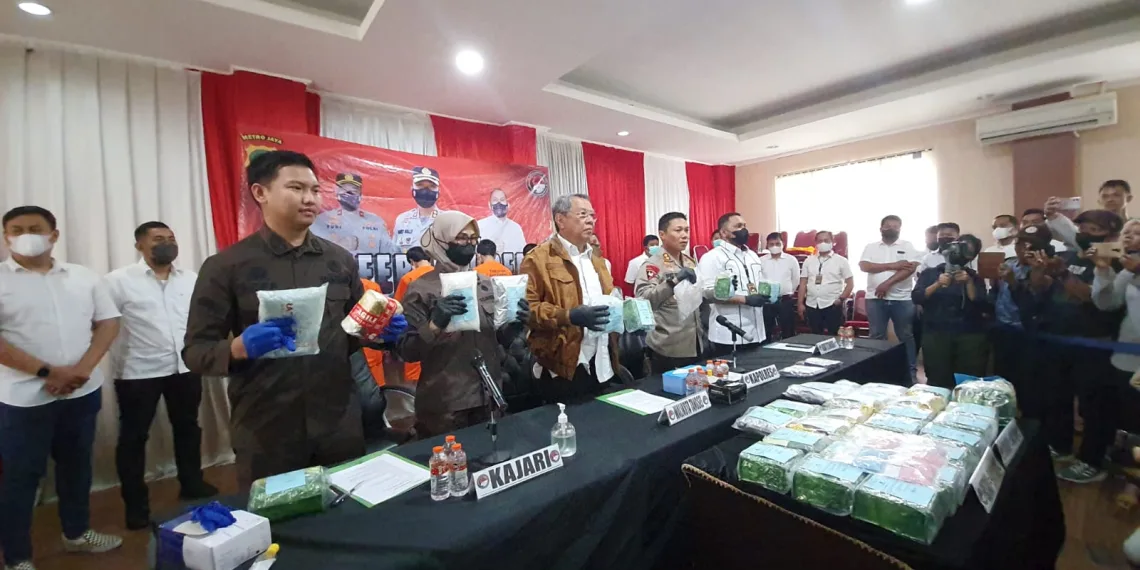 Polres Tangsel Bongkar Penyelundupan 34 Kilogram Sabu dan 9 Ribu Butir Ekstasi