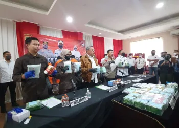 Polres Tangsel Bongkar Penyelundupan 34 Kilogram Sabu dan 9 Ribu Butir Ekstasi