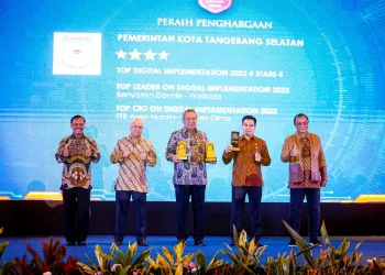 Tangsel Raih Tiga Penghargaan Top Digital Awards 2022