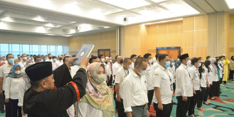 Ratusan Pejabat Fungsional Pemkot Tangsel jalani Pelantikan dan Sumpah Jabatan