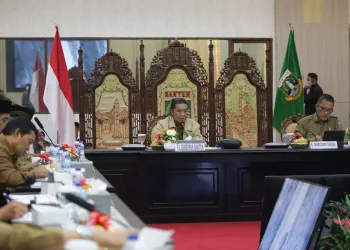 Hari Kerja Pertama Tahun 2023, Pj Gubernur Banten Al Muktabar Kumpulkan Kepala OPD
