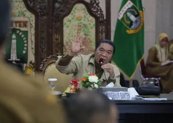 Hari Kerja Pertama Tahun 2023, Pj Gubernur Banten Al Muktabar Kumpulkan Kepala OPD