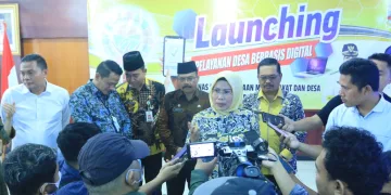 Bupati Serang Launching Pelayanan Desa Berbasis Digital