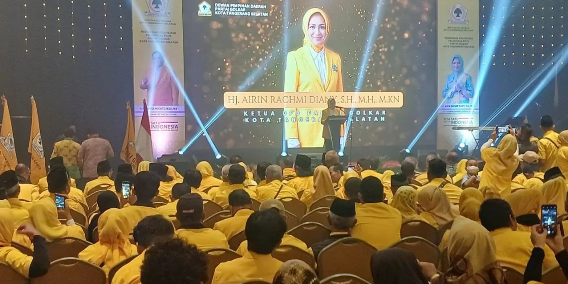 Lantik PK dan PL Golkar Se-Tangsel, Airin : Caleg Yang Jadi Jangan Lupa!