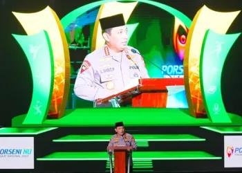 Kapolri Gelorakan Semangat Persatuan-Kesatuan Saat Tutup Porseni NU