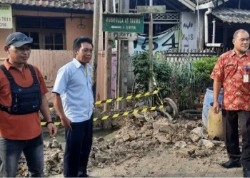Pipa Gas PT PGN Meledak di Priuk Tangerang, Empat Rumah Rusak Berat