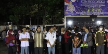 Polres Metro Tangerang Kota Ciduk 80 Pelajar Diduga Hendak Tawuran