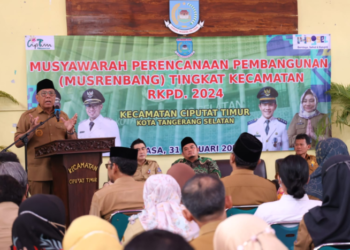 Benyamin Davnie Paparkan Rencana Pembangunan di Ciputat Timur