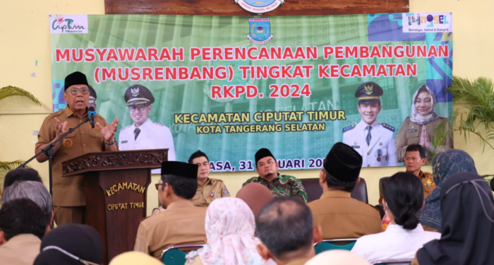Benyamin Davnie Paparkan Rencana Pembangunan di Ciputat Timur