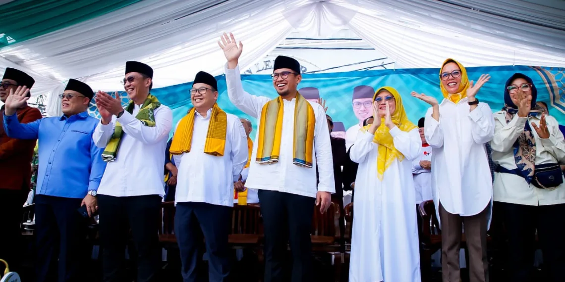 Pilar Saga Sambut Ribuan Peserta Pawai Taaruf MTQ ke-XIV Tingkat Kota Tangerang Selatan