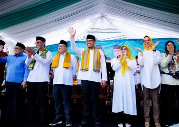 Pilar Saga Sambut Ribuan Peserta Pawai Taaruf MTQ ke-XIV Tingkat Kota Tangerang Selatan