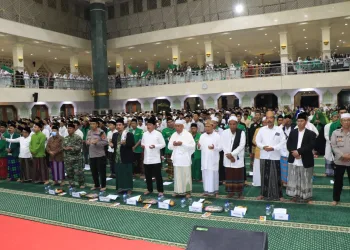 Istighosah Qubro dan Tabligh Akbar Satu Abad NU Menggema di Masjid Al Amjad Tigaraksa