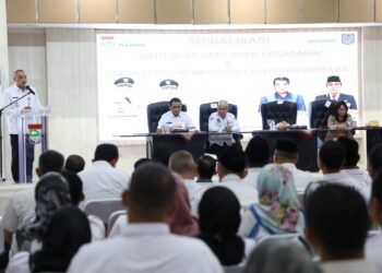 Bupati Tangerang Buka Sosialisasi Satu Agen Pegadaian Satu Desa Dan Desa Sehat