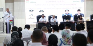 Bupati Tangerang Buka Sosialisasi Satu Agen Pegadaian Satu Desa Dan Desa Sehat