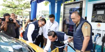 Bupati Tangerang Resmikan SPKLU PLN UP 3 Cikupa di Mall Ciputra Citra Raya