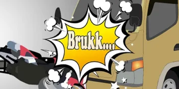 Pemotor Tewas Tertabrak Truk di Ciputat, Sopir Tancap Gas