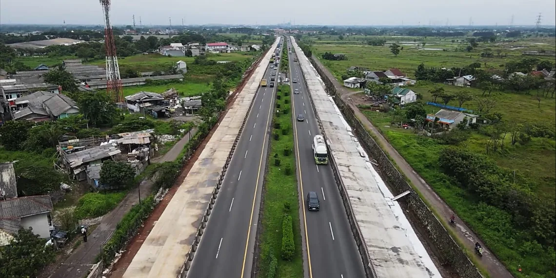 Progres Penambahan Lajur Ketiga Cikande–Serang Timur Capai 73,12 Persen, ASTRA Tol Tangerang-Merak Percepat Pembangunan