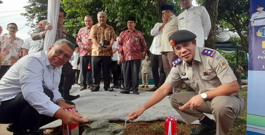 BPN Tangerang Selatan Patok Tanah Aset Pemkot Tangsel di Setu